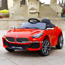 Детский электромобиль M 3985 EBLR-3 BMW, кожаное сиденье, красный